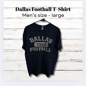 Gildan Dallas Football Tee - Navy